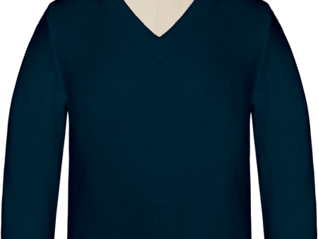 V-Neck Pullover Sweater For Sale