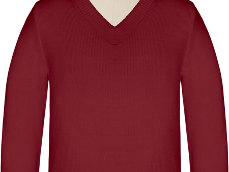 V-Neck Pullover Sweater For Sale