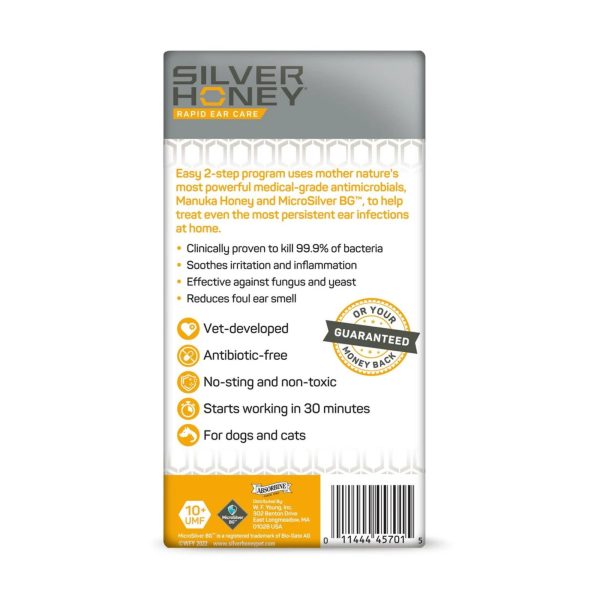 Silver Honey Rapid Ear Care Vet Ear Treatment Kit 10 Day Treatment Online Hot Sale