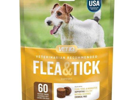 Vetiq Flea & Tick Soft Chew For Dogs Hickory Smoked 9.5oz. - 60count Hot on Sale