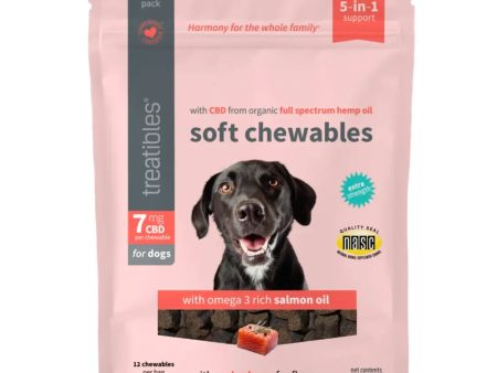 Treatibles Extra Strength Dog Soft Chews Salmon 7 Mg-12 Pk Online