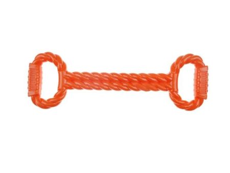 Infinity TPR Tug Toy With Handles Orange 18in. Supply