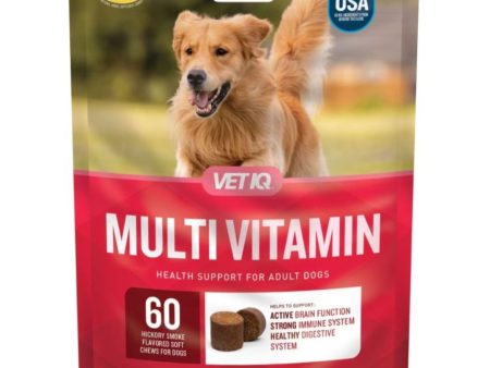 Vetiq Multivitamin Soft Chew Hickory Smoke 60count Supply