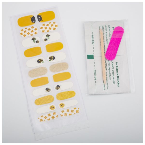 Buzzy Bee Manicure Nail Wrap Kit For Discount