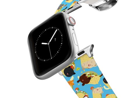 Silver Taco Cat Belt Apple Watch Band Sale