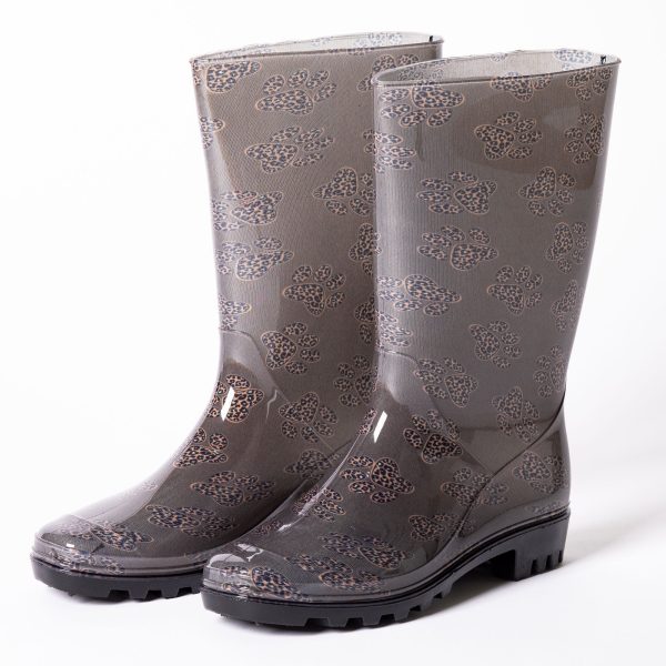 Ultralite™ Leopard Paw Print Rain Boots Online Hot Sale