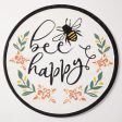 Floral Bee Happy Patio Wall Decor Discount