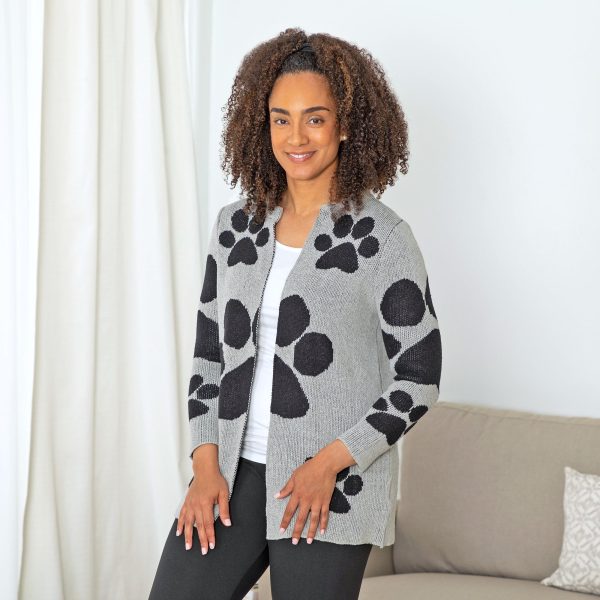 Best Paw Forward Knit Cardigan Discount