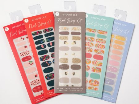 Patterned Manicure Nail Wrap Kit Online Sale