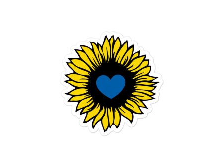 Ukraine Sunflower Sticker Supply