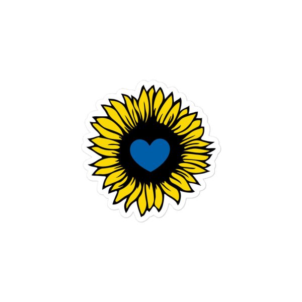 Ukraine Sunflower Sticker Supply