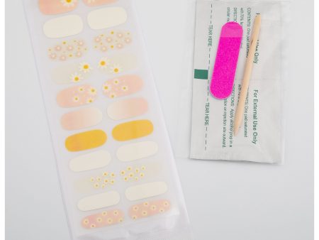 Flowers for the Sunshine Manicure Nail Wrap Kit Supply