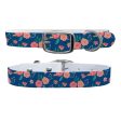 Flora Dog Collar With Silver Buckle Fashion