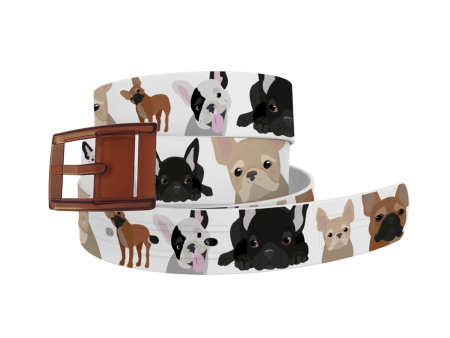 Frenchie Belt with Black Buckle For Discount