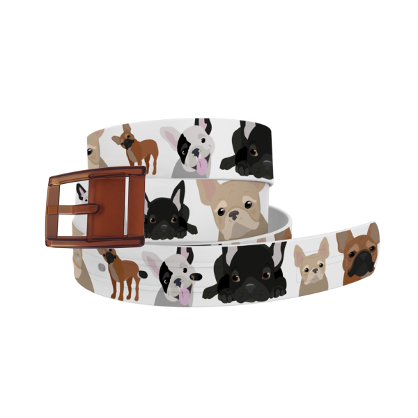 Frenchie Belt with Black Buckle For Discount