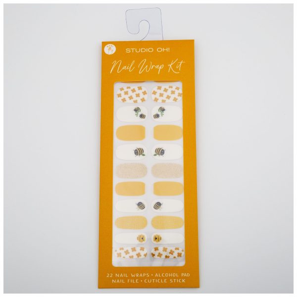 Buzzy Bee Manicure Nail Wrap Kit For Discount