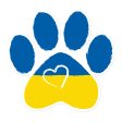 Paws & Hearts for Ukraine Sticker Online Hot Sale