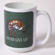 Never Give Up Dog Mug Hot on Sale