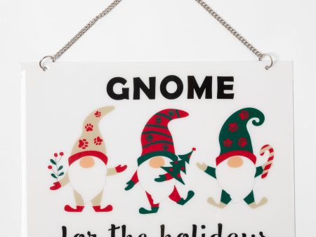 Gnome For The Holiday Outdoor Sign Online now