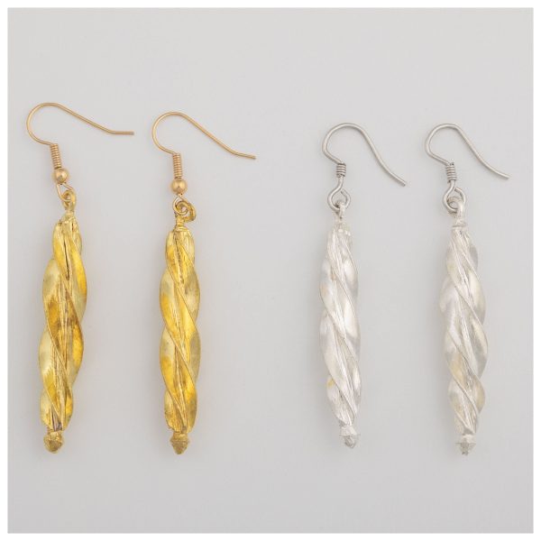 Fulani Spiral Djenne Drop Earrings Online Sale