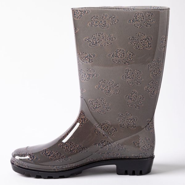 Ultralite™ Leopard Paw Print Rain Boots Online Hot Sale