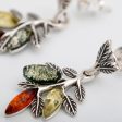 Leaves of Amber & Sterling Earrings on Sale