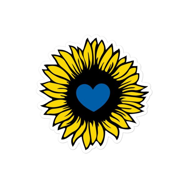 Ukraine Sunflower Sticker Supply