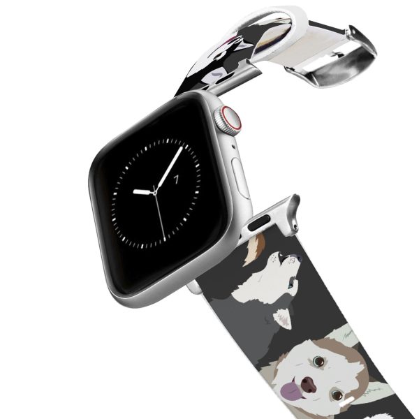 Silver Husky Apple Watch Band For Cheap