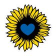 Ukraine Sunflower Sticker Supply