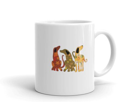 Festive Fall Dogs Mug For Sale