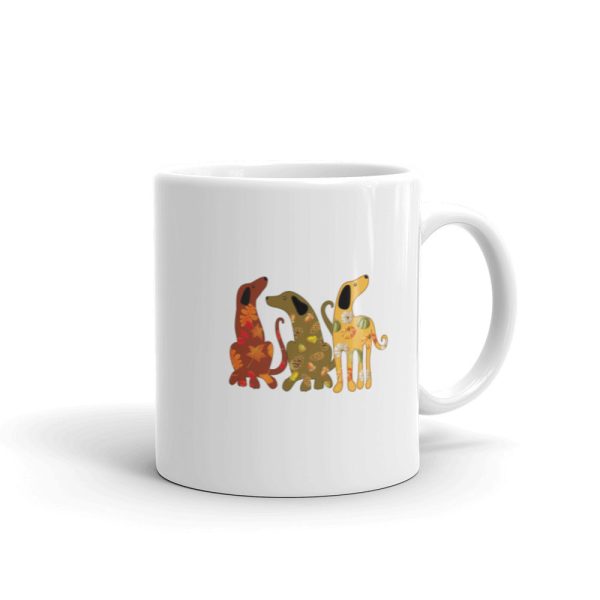 Festive Fall Dogs Mug For Sale