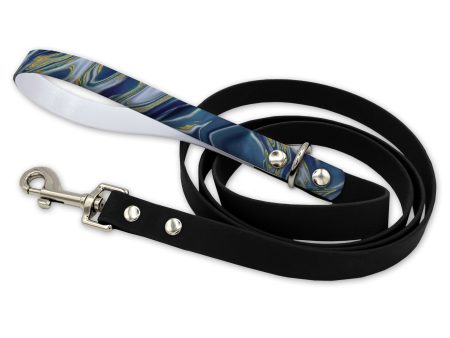 Agate & Gold Waterproof Leash With Silver Snap Hook For Cheap