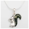 Squirrel Tail Amber & Sterling Necklace For Discount