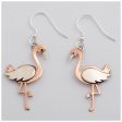 Flamingo Mixed Metal Earrings Online Sale