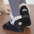 Paw Print Faux Suede Ankle Boots Fashion