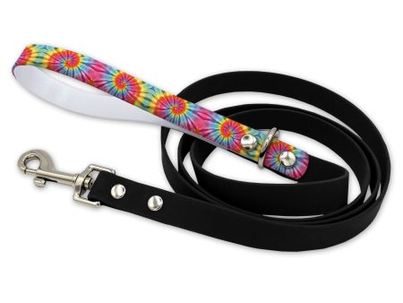 Tie-Dye Swirl Waterproof Leash With Silver Snap Hook Online Hot Sale