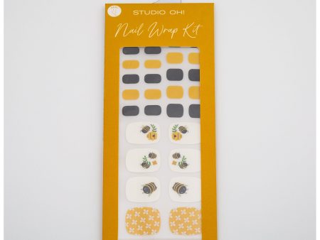 Buzzy Bee Pedicure Nail Wrap Kit Online Hot Sale