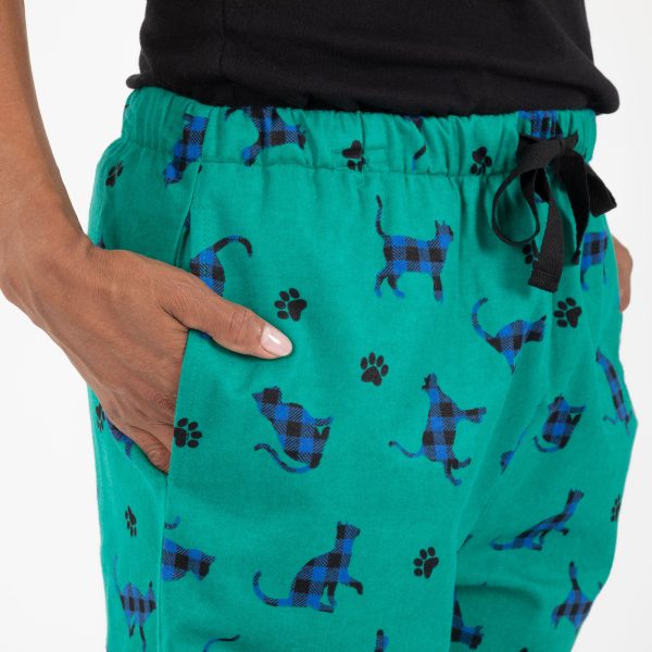 Plaid Pets Flannel Pajama Pants Online Hot Sale