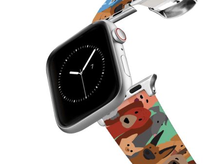 Silver Dog Party Apple Watch Band For Sale