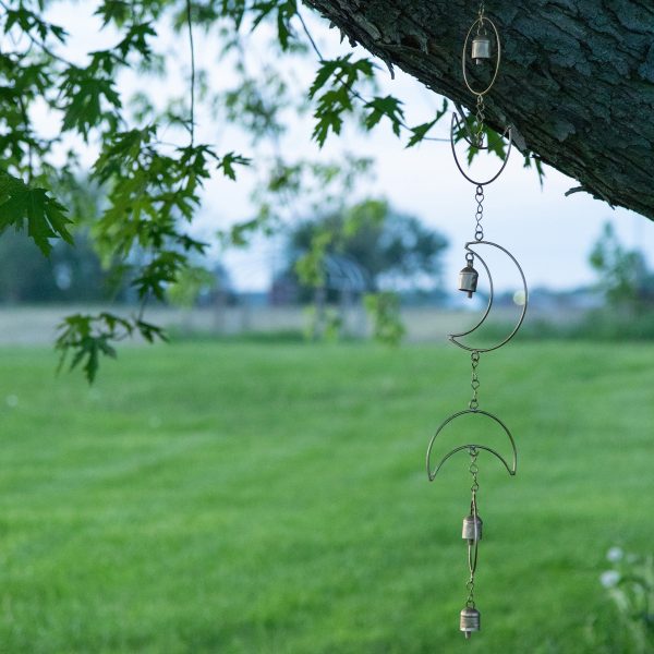 Sun & Moon Iron Wind Chime Hot on Sale