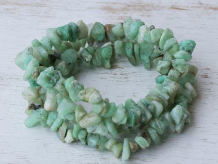 Wonders Unique Chrysoprase Beaded Bracelets (Set of 3) Online