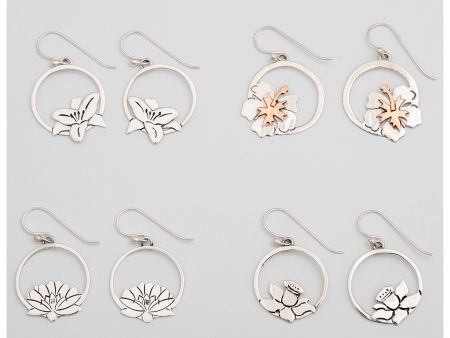 Blooming Flowers Sterling Earrings Discount