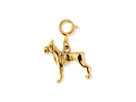 1928 Jewelry® 14K Gold Dipped Boxer Dog Charm For Discount