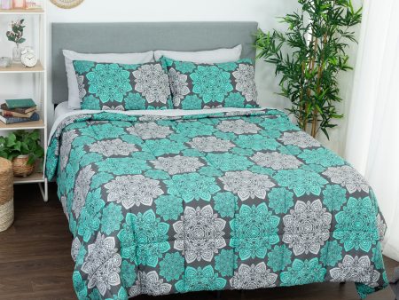 Mandala Paws 7-Piece Microfiber Comforter Set Supply