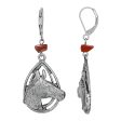 1928 Jewelry® Pewter Brown Bead Horse Head Earrnig Online