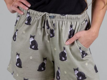 Cute Cat Lounge Shorts on Sale