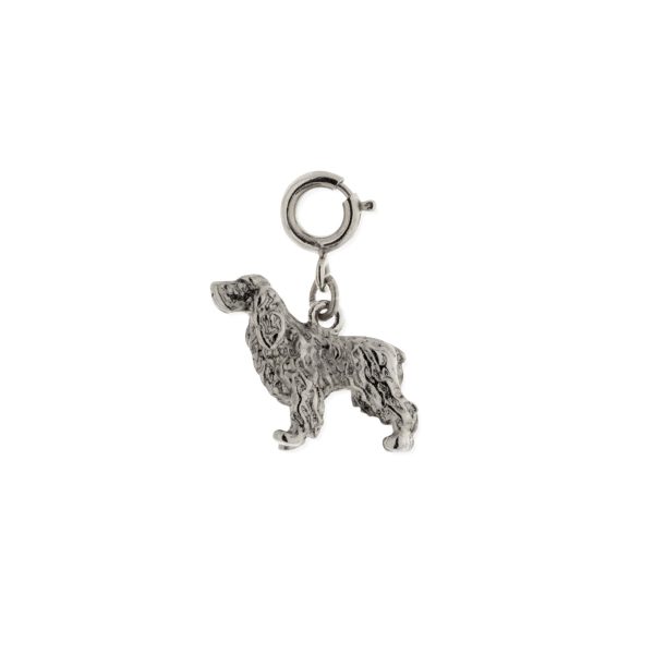 1928 Jewelry® Pewter English Springer Spaniel Dog Charm For Sale