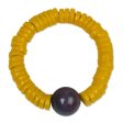 Adepa Orb Agate and Recycled Plastic Beaded Stretch Bracelet Sale