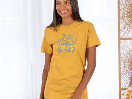 Paw Print Pastel Tee For Cheap