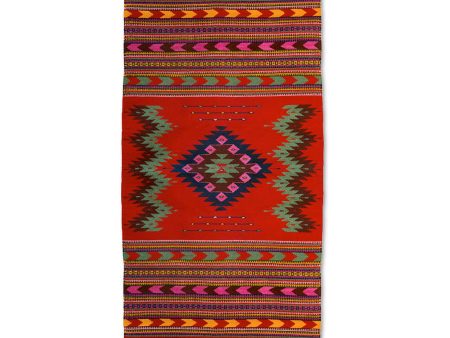 Zapotec Passion Fair Trade Zapotec Wool Rug (2.5x5) For Discount